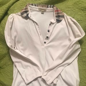 Burberry women’s 3/4 polo